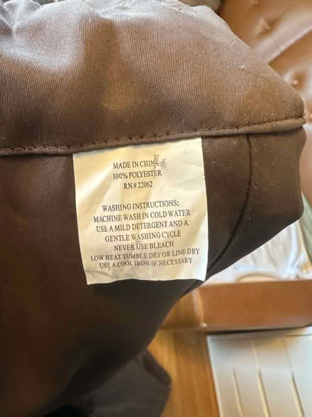 Photo of free 84” brown curtains (Malden) #2