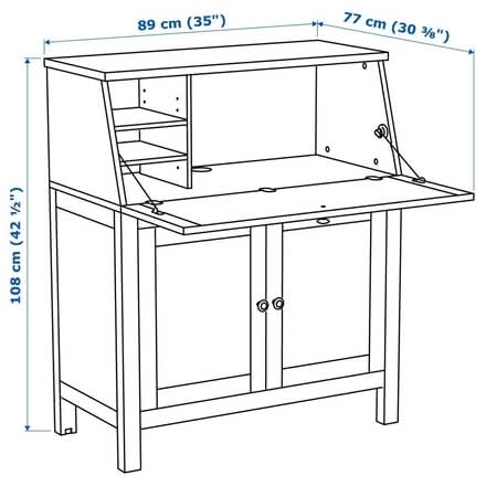 Photo of free IKEA Hemnes Bureau (Winchmore Hill N13) #4