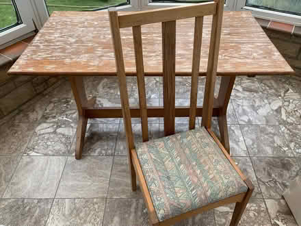 Photo of free Dining table and 4 chairs (Dorchester on Thames OX10) #2