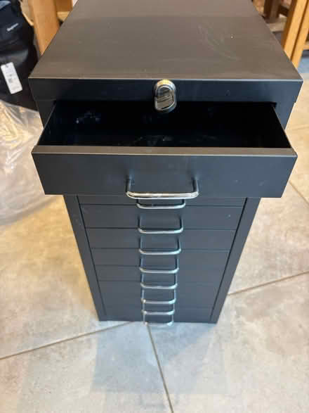 Photo of free 10 drawer steel storage unit (Hook Norton OX15) #2