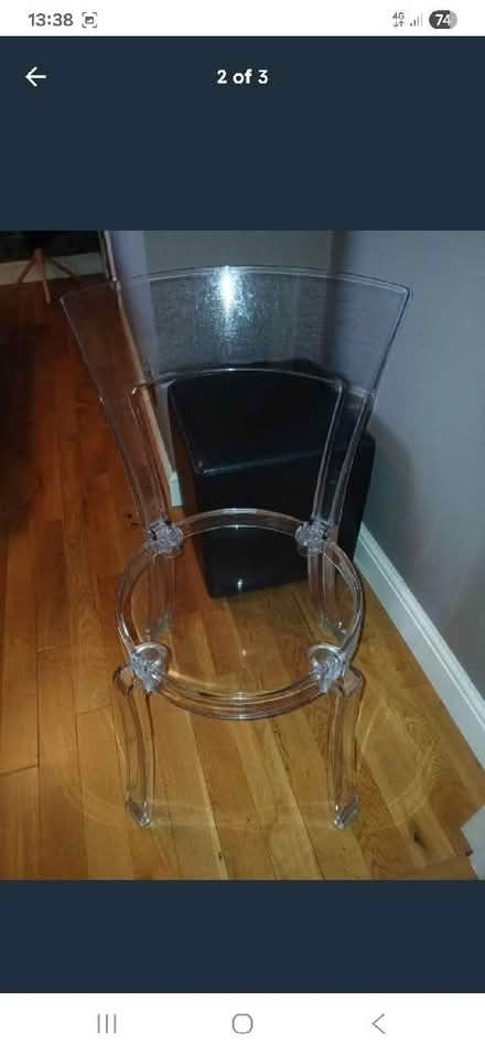 Photo of free Transparent IKEA desk chair (Parkhead EH11) #2