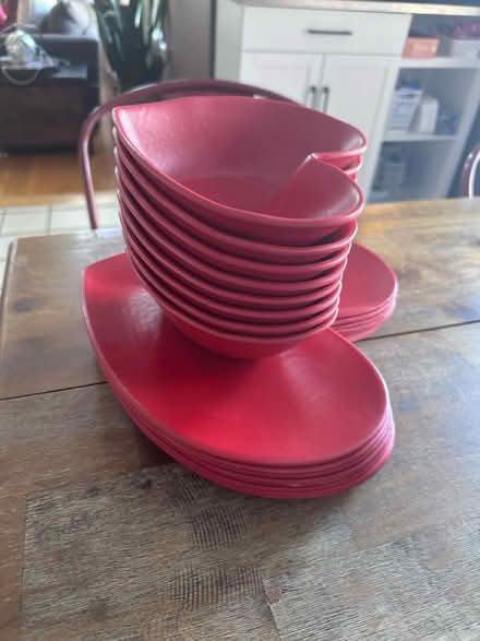 Photo of free Heart plates and bowls (Silver Spring) #2