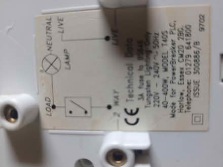Photo of free Light switch with timer. (Woodcote RG8) #3