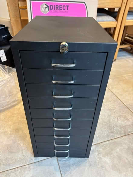 Photo of free 10 drawer steel storage unit (Hook Norton OX15) #1