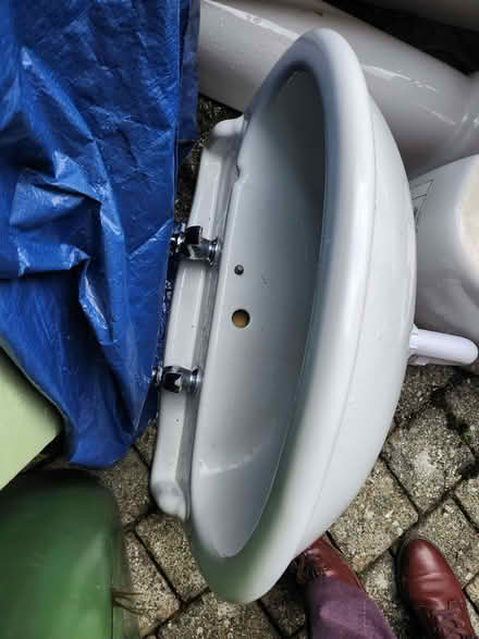 Photo of free Wc cistern pedestal sink with taps waste (Penrith CA11) #1