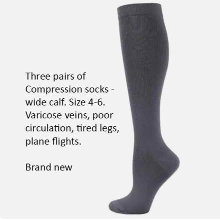 Photo of free Three pairs of compression socks - size 4-6 (Top Amersham HP6) #1