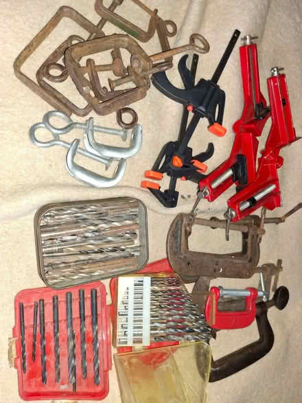 Photo of free G clamps etc (Halstead TN14) #1