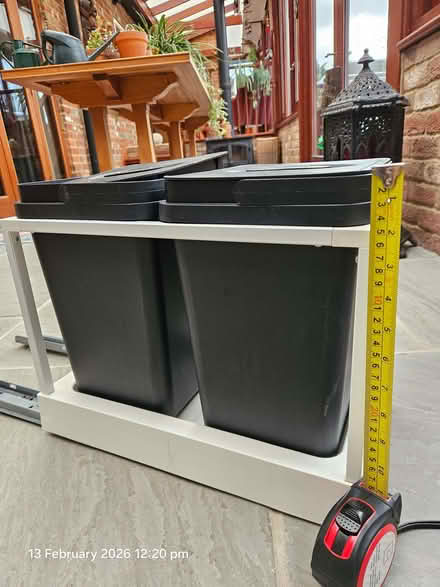 Photo of free Slide out cupboard bins (Hadlow TN11) #3