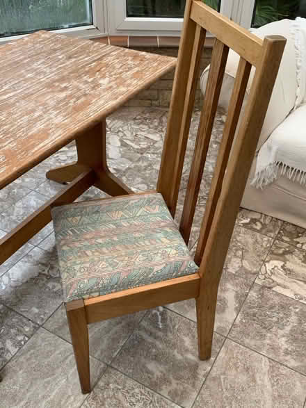Photo of free Dining table and 4 chairs (Dorchester on Thames OX10) #1