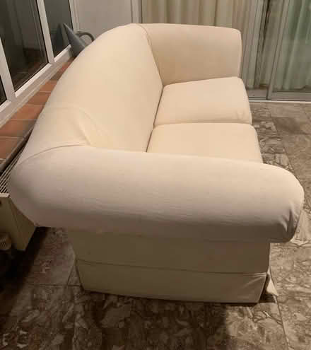 Photo of free Chesterfield type sofa (Dorchester on Thames OX10) #1