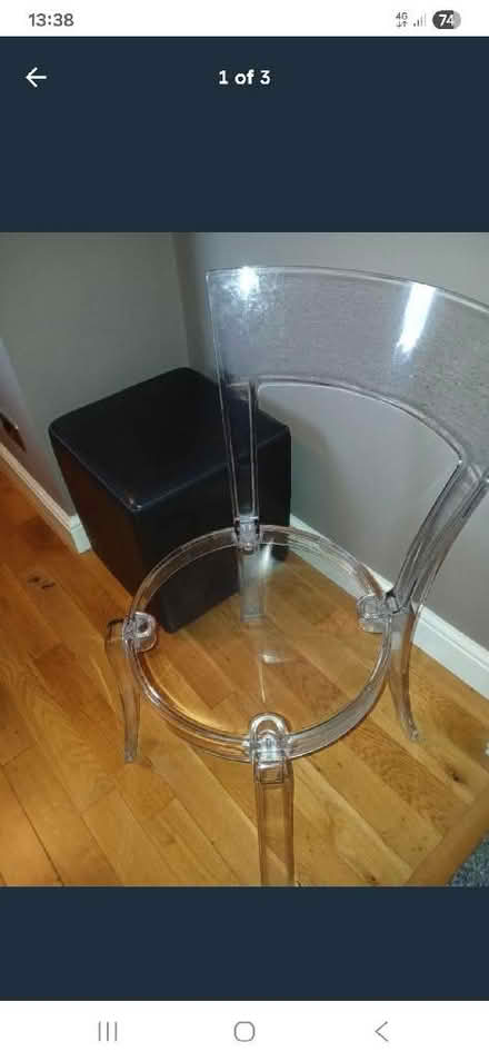 Photo of free Transparent IKEA desk chair (Parkhead EH11) #1