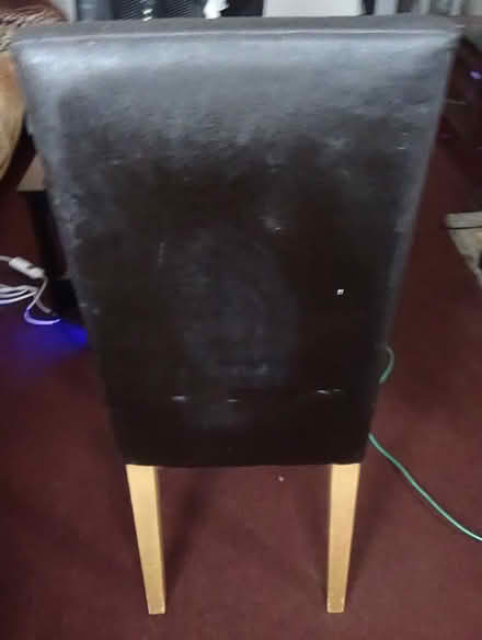 Photo of free Cushioned Dining Chair Leather Look (S8 Lowedges) #2
