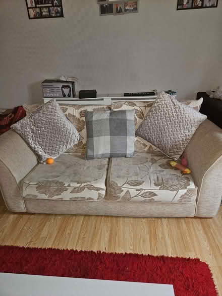 Photo of free 3 seater sofa and armchair (De72 3jj) #2