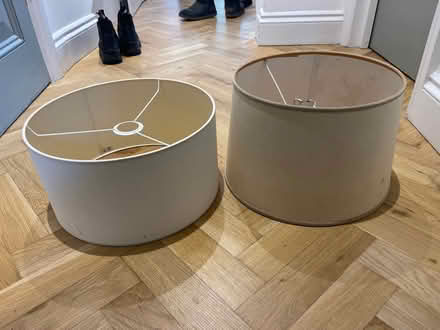 Photo of free 2 lampshades (Askew Rd W12) #3
