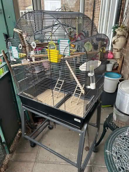 Photo of free Large budgie/bird cage on stand (Saint George's CO2) #2