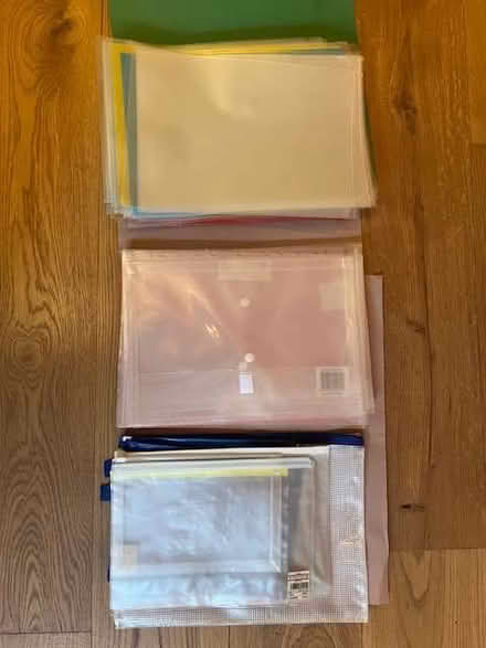 Photo of free plastic sleeves and pocket files (Earls Court SW10) #1