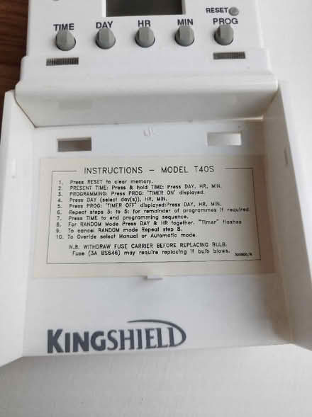 Photo of free Light switch with timer. (Woodcote RG8) #4