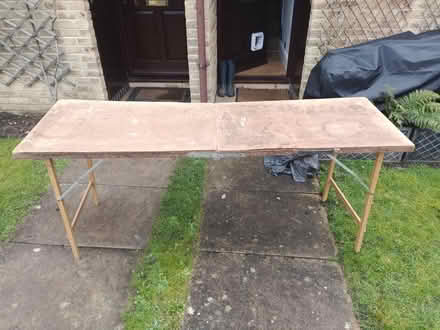 Photo of free Folding trestle/pasting table (Weybridge, KT13) #1