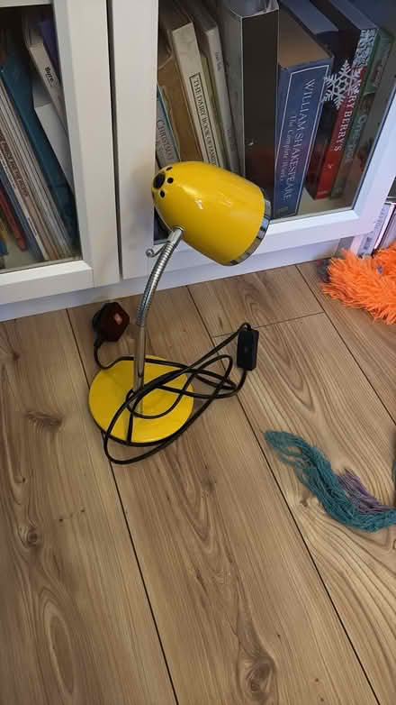Photo of free Yellow desk lamp (Burnham, SL1) #2