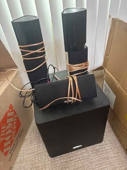 Photo of free 5-speaker surround sound speakers (Moraga) #2