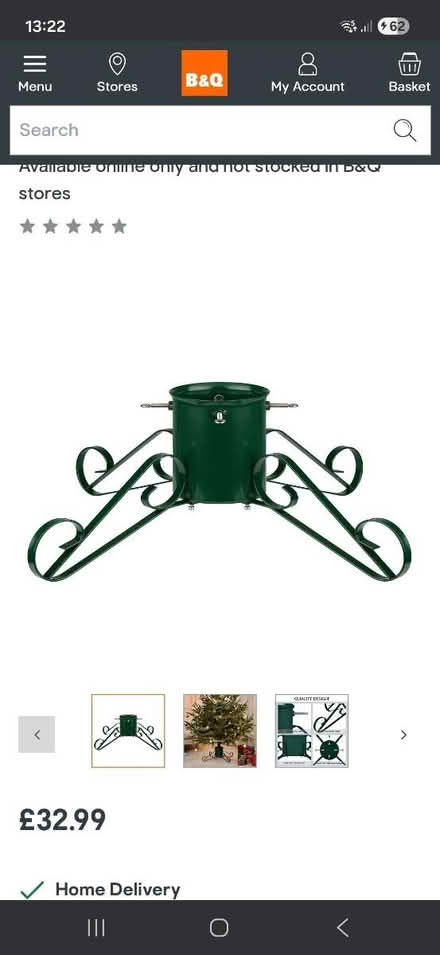 Photo of free Xmas tree stand (Canford Heath, BH17 8) #1
