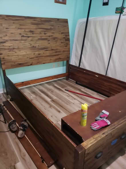 Photo of free Solid wood bed frame (South of downtown) #1