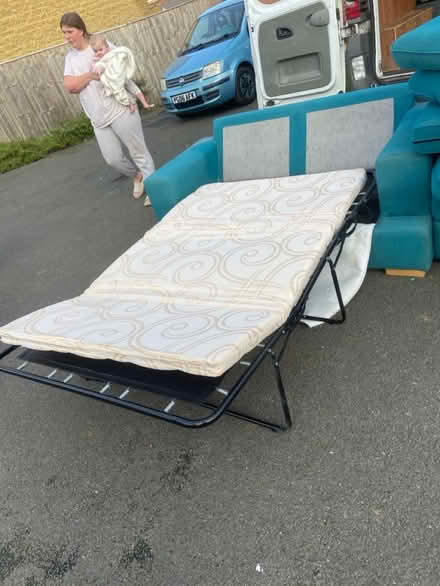 Photo of free sofa bed lots of life in it (S80 Worksop) #3
