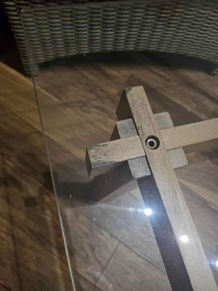 Photo of free Ikea glass top coffee table 117cm x 78cm x 46.5cm ḥt (Cullercoats NE30) #3