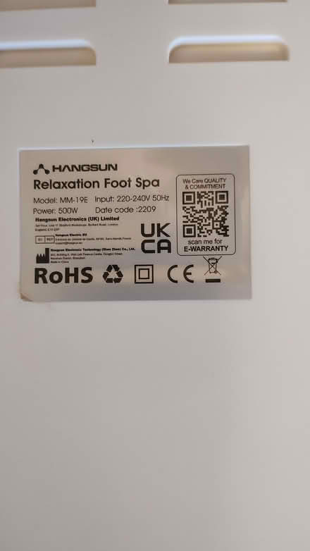 Photo of free Foot spa (DE24 Alvaston) #3