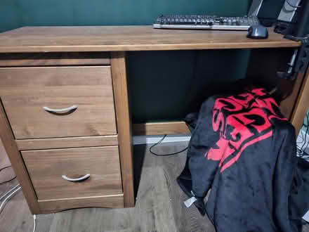 Photo of free Wooden desk with drawers (GU21) #1