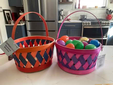 Photo of free Easter baskets with plastic eggs (NW DC nr Silver Spring) #1