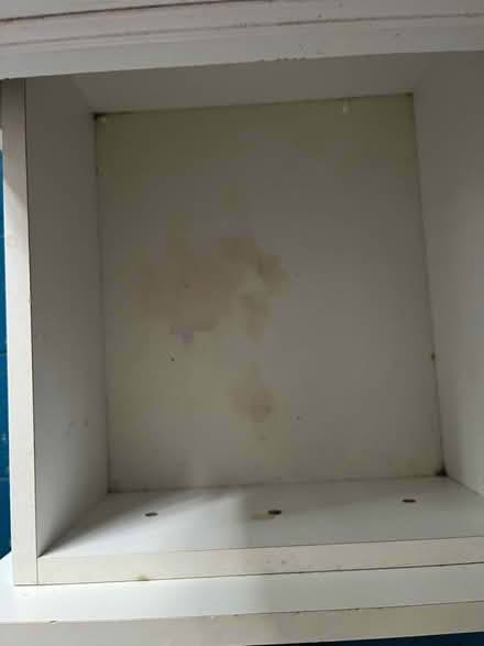 Photo of free White two drawer bedside chest (Stretford M32) #3