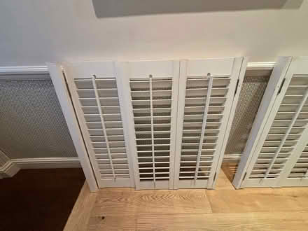 Photo of free White wooden shutters (SW18) #4