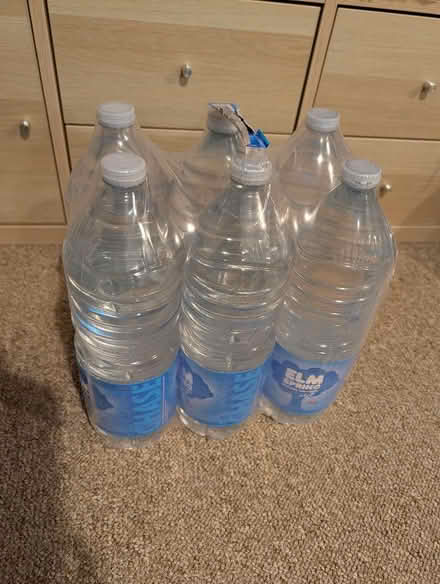Photo of free 6x 2L Elm Spring water bottles (Temple Cowley OX4) #1