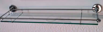 Photo of free Glass bathroom shelf for bathroom (Chalkwell SS9) #1