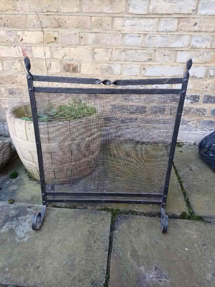 Photo of free Black Wrought Iron Stand Alone Fireguard (CT7) #1