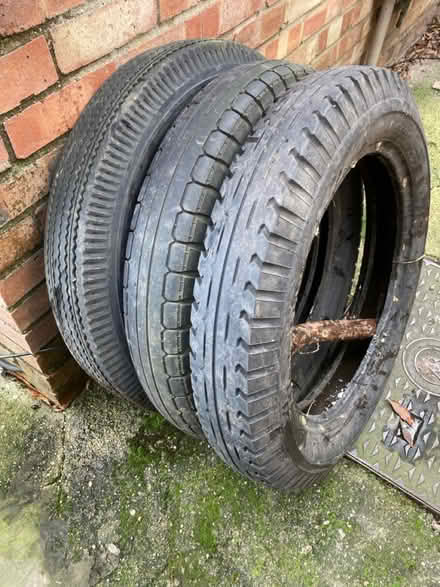 Photo of free 3 x large tyres (Maldon CM9) #1