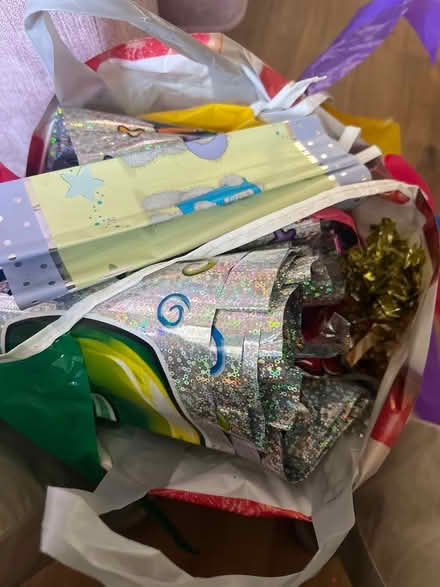 Photo of free Bag of birthday decorations (Emscote Mill CV34) #1