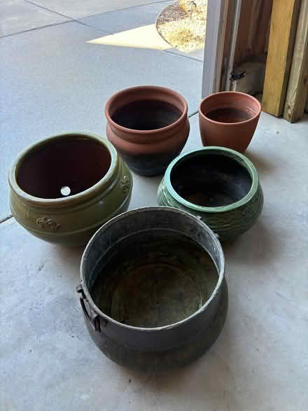 Photo of free Planting Pots- Large variety (Gun Club/Jewell, Murphy Creek) #1