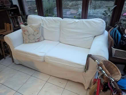 Photo of free IKEA loose cover 2 seater sofa (Rowlands Gill NE39) #1