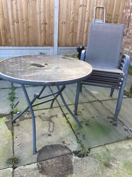 Photo of free Table and 4 chairs (Maldon CM9) #1