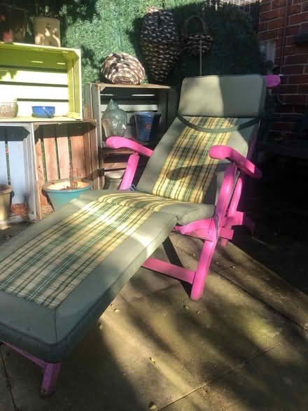Photo of free Wooden lounger (Barnsley S71) #1