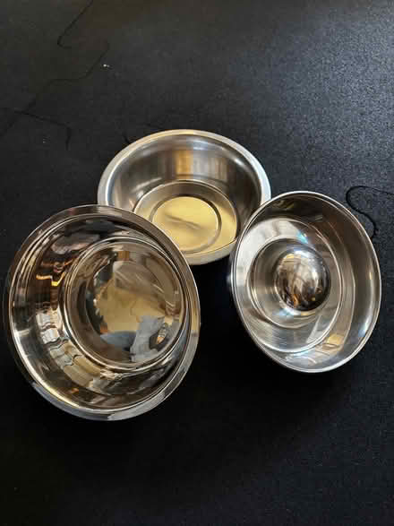 Photo of free Metal dog bowls (Mission Viejo) #1