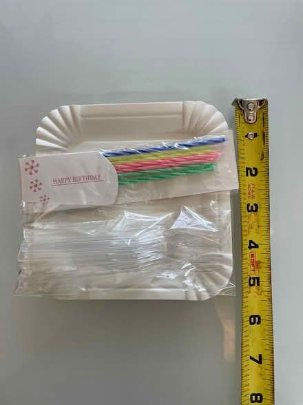 Photo of free Cake plates, forks and candles (Sunnyvale (Wolfe)) #1