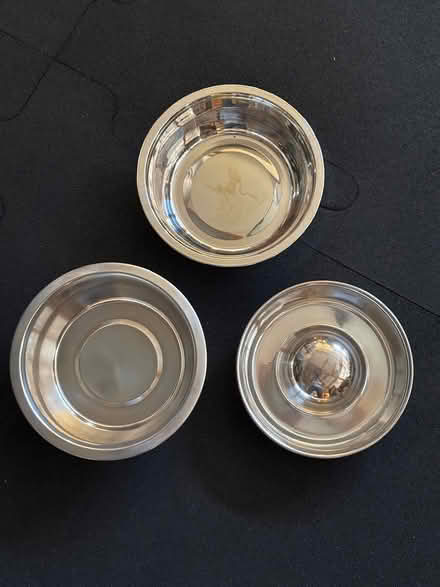 Photo of free Metal dog bowls (Mission Viejo) #2
