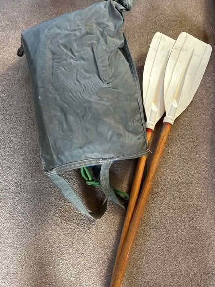 Photo of free Inflatable boat with oars (Mansfield nottinghamshire) #1