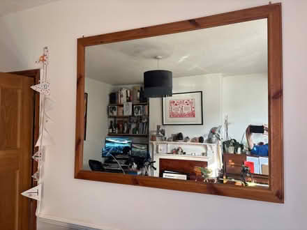 Photo of free Large wooden mirror (Turnpike Lane, N22) #1