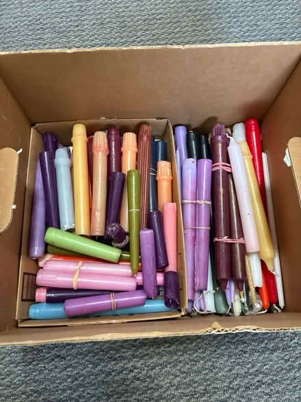 Photo of free Assortment of long candles (Los Altos) #1