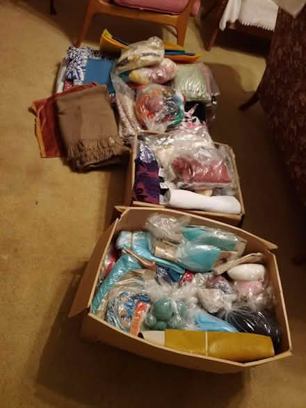Photo of free Sewing fabric, wool, patterns etc (BH13) #1