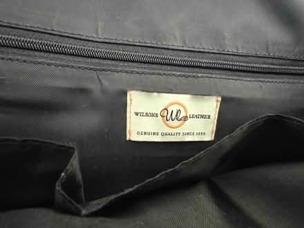 Photo of free Black Leather Bag (Near 92nd and Sheridan) #3